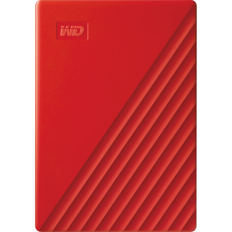 WD 6TB My Passport USB 3.2 Gen 1 External Hard Drive (Red)