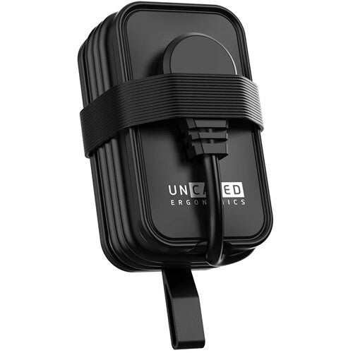 Uncaged Ergonomics 6-in-1 Travel Power Strip with USB Ports (Black)