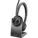 Poly Voyager 4320 Bluetooth Stereo Headset with BT700 USB-C Dongle and Charging Stand (Microsoft Teams Certified)