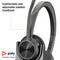 Poly Voyager 4320 Bluetooth Stereo Headset with BT700 USB-C Dongle and Charging Stand (Microsoft Teams Certified)