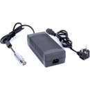 MID49 24V Mains Power Supply with Fischer 2-Pin Connector (EU?Power Cord)