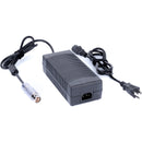 MID49 24V Mains Power Supply with Fischer 2-Pin Connector (US?Power Cord)