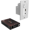 BZBGEAR 4K UHD 18Gbps HDMI/MDP Wall Plate Transmitter & Receiver Kit