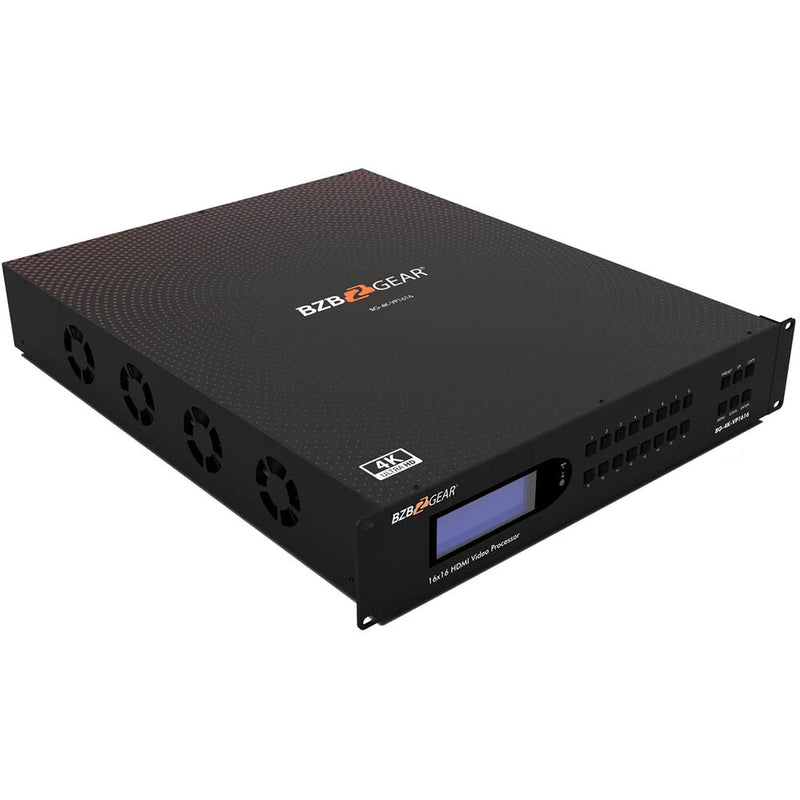 BZBGEAR 16x16 UHD 4K Seamless HDMI Matrix Switcher/Video Wall Processor/Multiviewer