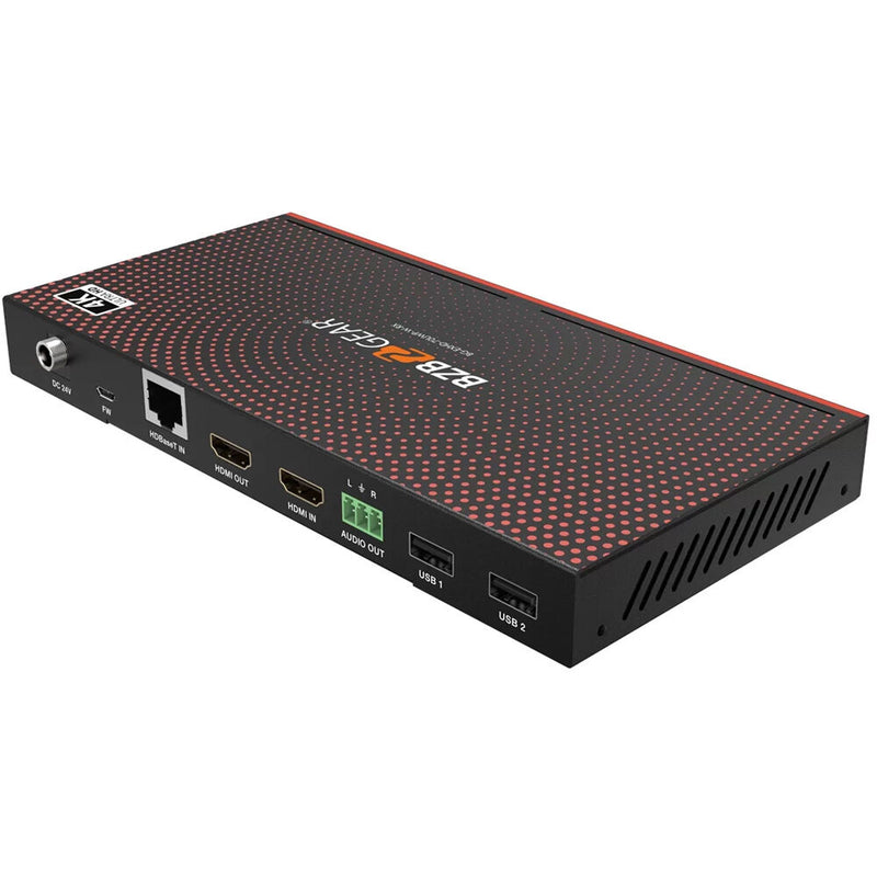 BZBGEAR 4K UHD 18Gbps HDBaseT HDMI/MDP/KVM Wall Plate Transmitter & Receiver Kit