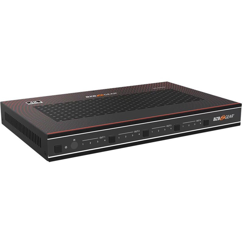 BZBGEAR 4x4 UHD 4K HDMI Video Wall Processor & Seamless Matrix Switcher/Scaler