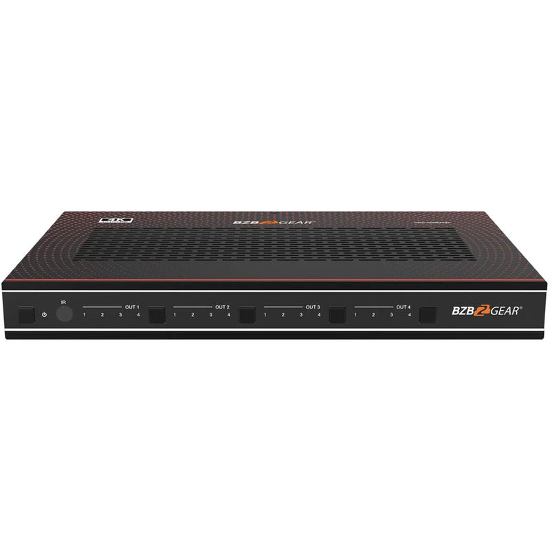BZBGEAR 4x4 UHD 4K HDMI Video Wall Processor & Seamless Matrix Switcher/Scaler