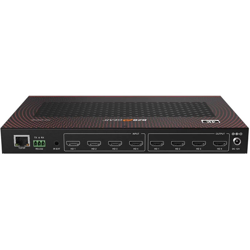 BZBGEAR 4x4 UHD 4K HDMI Video Wall Processor & Seamless Matrix Switcher/Scaler