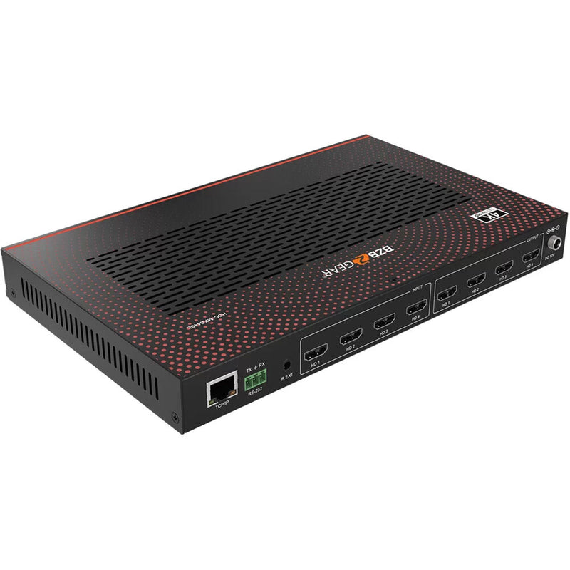 BZBGEAR 4x4 UHD 4K HDMI Video Wall Processor & Seamless Matrix Switcher/Scaler