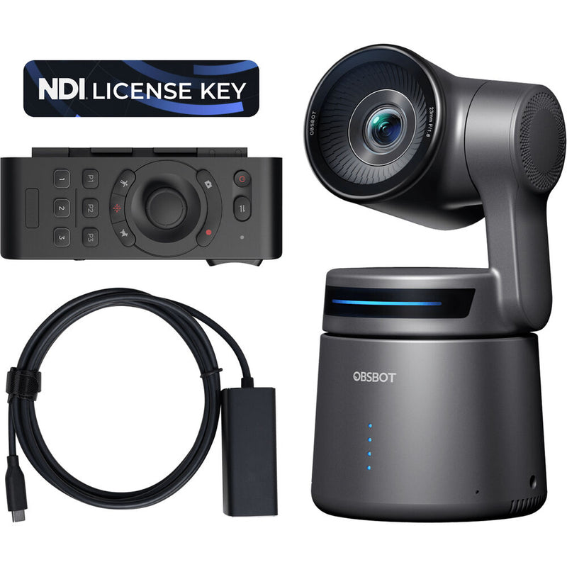 OBSBOT Tail Air Camera with Remote & Ethernet Adapter Combo