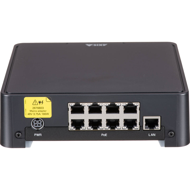 Axis Communications S3008 Mk II Recorder 8-Channel 4K NVR with 8TB HDD