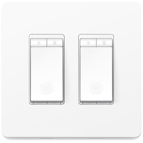 TP-Link HS220-2 Kasa Smart Wi-Fi Light Switch & Dimmer (White)