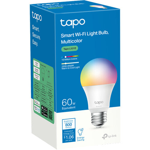 TP-Link Tapo L531E Smart Wi-Fi Light Bulb (Multicolor)