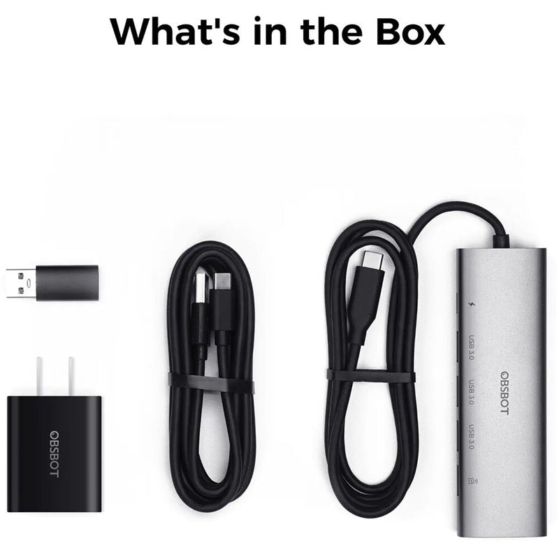 OBSBOT 3-in-1 USB 3.0 Hub for Tiny 2 Series
