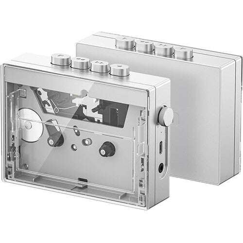 FiiO CP13 Portable Stereo Cassette Player (Transparent/Silver)