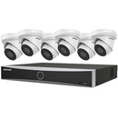 Hikvision EKI-K82T86A 8-Channel 12MP NVR with 2TB HDD & Six 8MP Turret Cameras Kit