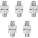 CAMVATE Hex 1/4"-20 Threaded Stud with Lock Nuts