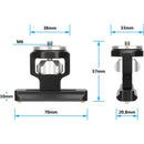 CAMVATE ARRI-Style Rosette Extension to NATO Rail Mount Adapter