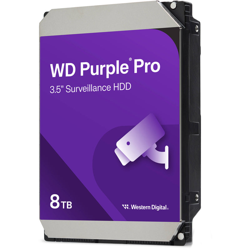 WD 8TB Purple Pro 7200 rpm SATA III 3.5" Internal Surveillance Hard Drive (OEM)