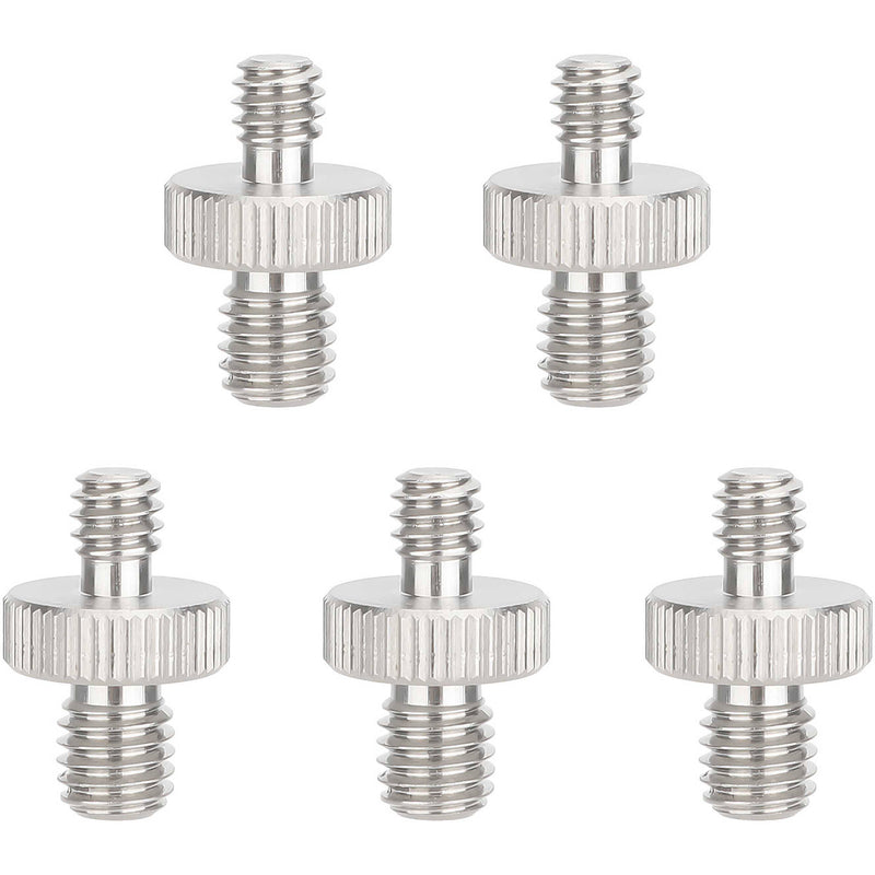 CAMVATE M8 Male to 1/4"-20 Male Screw Adapter Set (5-Pack)