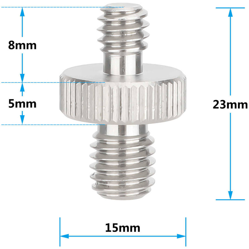 CAMVATE M8 Male to 1/4"-20 Male Screw Adapter Set (5-Pack)