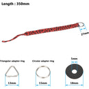 CAMVATE Paracord Wrist Strap (Red & Black)