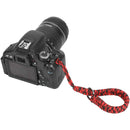 CAMVATE Paracord Wrist Strap (Red & Black)