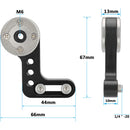 CAMVATE L-Type Dual-Sided ARRI Rosette Extension Mount