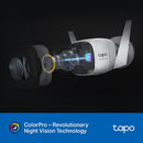 TP-Link Tapo ColorPro C325WB 4MP Wi-Fi Outdoor Camera with Spotlights (2-Pack)