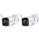 TP-Link Tapo ColorPro C325WB 4MP Wi-Fi Outdoor Camera with Spotlights (2-Pack)