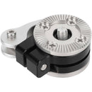 CAMVATE Quick Adjust Rosette Adapter with M6 Female and Male Mounts (Silver Lever)