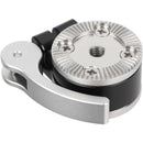 CAMVATE Quick Adjust Rosette Adapter with M6 Female and Male Mounts (Silver Lever)