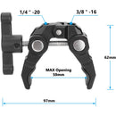 CAMVATE Super Crab Gripper Clamp (Black T-Handle)
