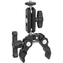 CAMVATE Super Crab Gripper Clamp with Mini Magic Arm for Action Cameras