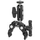 CAMVATE Super Crab Gripper Clamp with Mini Magic Arm for Action Cameras