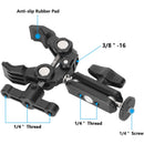 CAMVATE Super Crab Gripper Clamp with Mini Magic Arm for Action Cameras