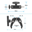 CAMVATE Super Crab Gripper Clamp with Mini Magic Arm for Action Cameras