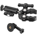 CAMVATE Super Crab Gripper Clamp with Mini Magic Arm for Action Cameras