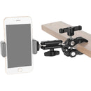 CAMVATE Super Crab Gripper Clamp with Mini Magic Arm for Action Cameras