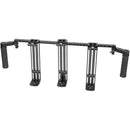 CAMVATE Triple Director's Monitor Cage with Dual Rubber Handgrips