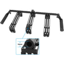 CAMVATE Triple Director's Monitor Cage with Dual Rubber Handgrips