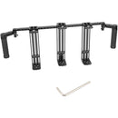CAMVATE Triple Director's Monitor Cage with Dual Rubber Handgrips