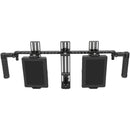 CAMVATE Triple Director's Monitor Cage with Dual Rubber Handgrips
