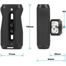 CAMVATE Side Handle with ARRI-Style Rosette Mount