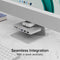 Plugable 6-in-1 USB-C Mounted Hub for 24" iMac (White)