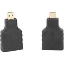 CAMVATE HDMI Female to Micro-HDMI Male Adapter (2-Pack)