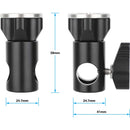 CAMVATE ARRI Rosette to Baby Pin Receiver