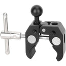 CAMVATE Bike/Motorcycle Handlebar Clamp with 17mm Ball Mount