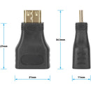 CAMVATE HDMI Female to Mini-HDMI Male Adapter (2-Pack)