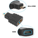 CAMVATE HDMI Female to Micro-HDMI Male Adapter (2-Pack)